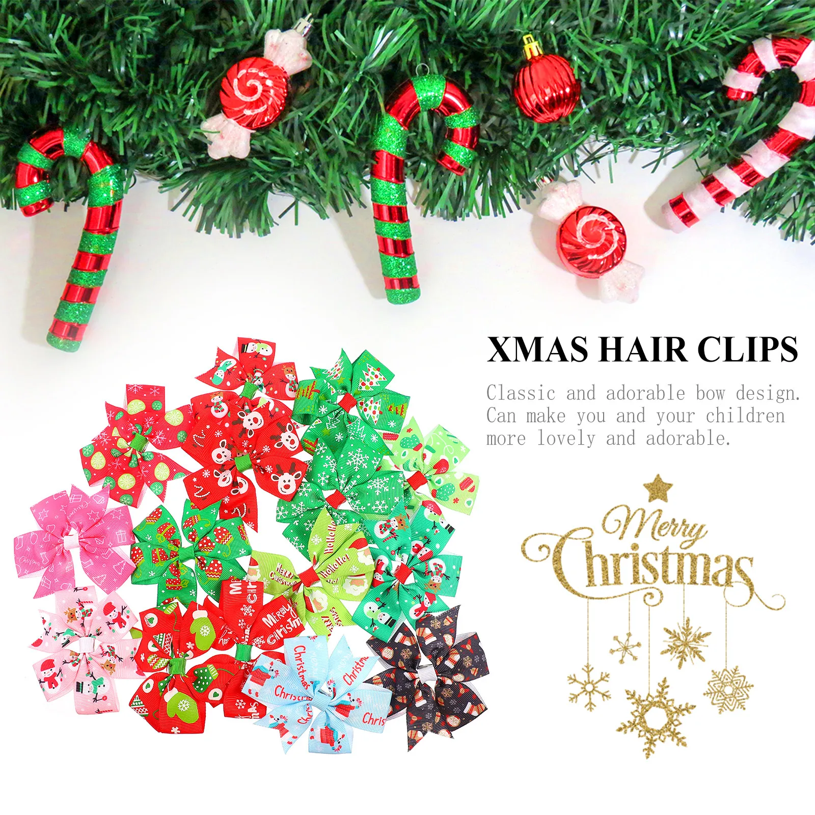 15 шт. рождественских заколок для волос с милым дизайном, приятные на ощупь, снижают трение, детские аксессуары для волос, незабываемое Рождество
15 шт. рождественских заколок для волос с милым дизайном, приятные на ощупь, снижают трение, детские аксессуары для волос, незабываемое Рождество