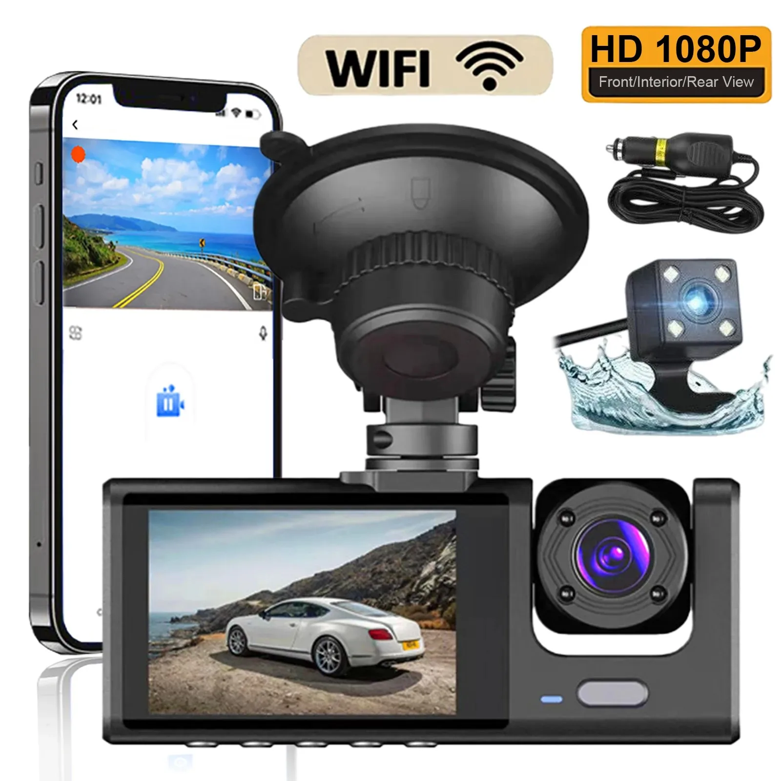 About this item Car DVR Mobile Video - Audio Recorder Surveillance System Rearview, Backup and Dash Camera
About this item Car DVR Mobile Video - Audio Recorder Surveillance System Rearview, Backup and Dash Camera