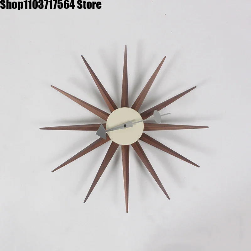 Background wall Designer decorative wall clock Walnut light wall clock Fashion creative home accessories wall clock
Background wall Designer decorative wall clock Walnut light wall clock Fashion creative home accessories wall clock