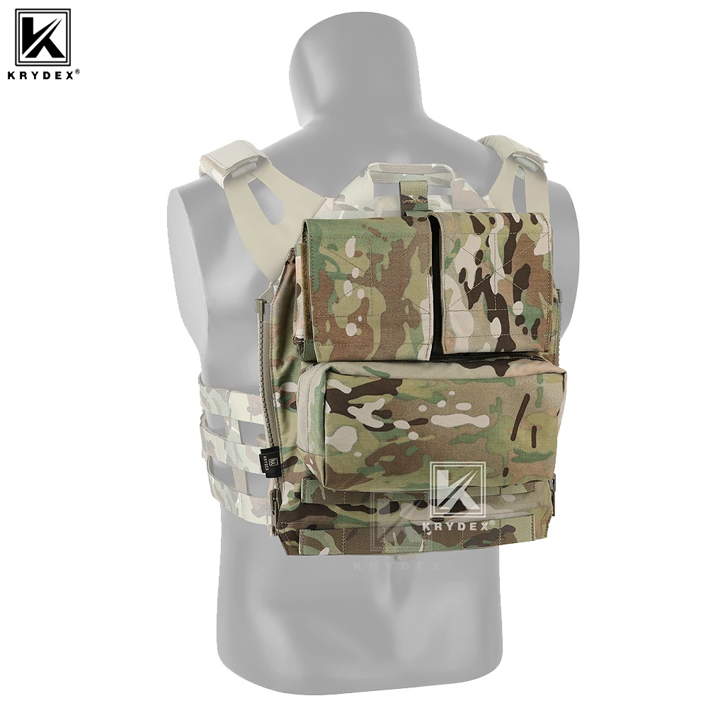 KRYDEX Tactical Zip-on Panel Bag Hunting Backpack Vest Accessory Pouch for CPC AVS JPC2.0 Plate Carrier
KRYDEX Tactical Zip-on Panel Bag Hunting Backpack Vest Accessory Pouch for CPC AVS JPC2.0 Plate Carrier