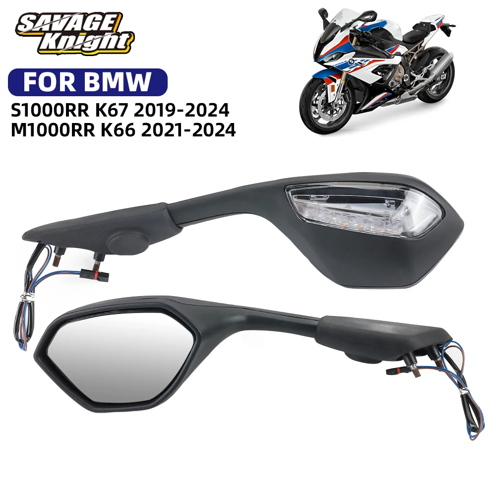 2024 For BMW S1000RR M1000RR Rearview Mirrors LED Turn Signal Light S1000 M1000 RR Motorcycle Accessories Indicator Rear Mirrors
2024 For BMW S1000RR M1000RR Rearview Mirrors LED Turn Signal Light S1000 M1000 RR Motorcycle Accessories Indicator Rear Mirrors
