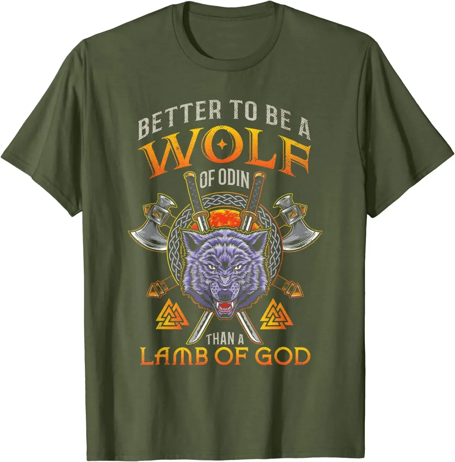 Wolf of Viking Graphic Tee Men Cotton Breathable Short Sleeve Casual Summer T-Shirt
Wolf of Viking Graphic Tee Men Cotton Breathable Short Sleeve Casual Summer T-Shirt