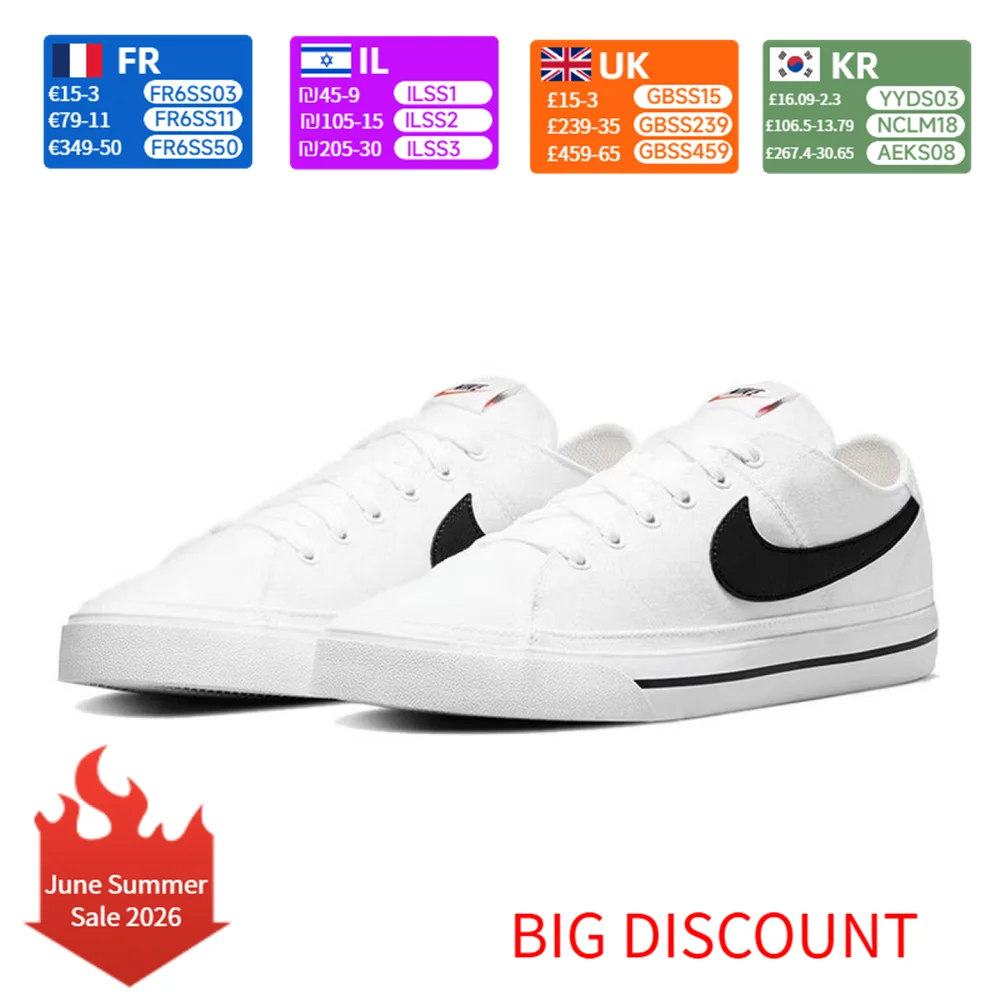 Nike Court Legacy men's Sneakers Classic Design Comfort Cushioned Durable Support for Casual Everyday Wear CW6539-101
Nike Court Legacy men's Sneakers Classic Design Comfort Cushioned Durable Support for Casual Everyday Wear CW6539-101