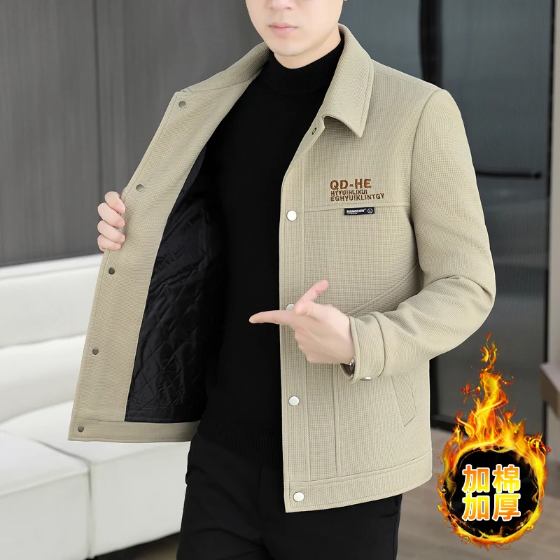 Мужская утепленная куртка Color Blo из хлопка, приталенного кроя, модная молодежная осенне-зимняя модель с отложным воротником, в корейском стиле, для работы
Мужская утепленная куртка Color Blo из хлопка, приталенного кроя, модная молодежная осенне-зимняя модель с отложным воротником, в корейском стиле, для работы