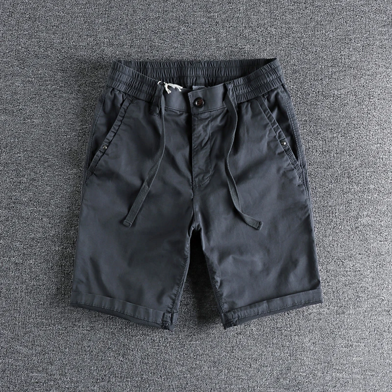 Summer Youth Casual Washed Micro Elastic Workwear Shorts Men's Pure Color Retro Versatile Loose Five-Point Pants Mid-Pants
Summer Youth Casual Washed Micro Elastic Workwear Shorts Men's Pure Color Retro Versatile Loose Five-Point Pants Mid-Pants