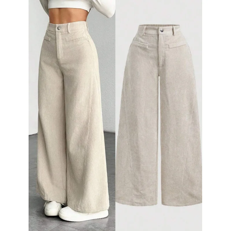 Corduroy Wide Leg Pants U 19837 Neutral Style Casual Trousers for Women Spring Season Other Material 100% Comfortable Fit
Corduroy Wide Leg Pants U 19837 Neutral Style Casual Trousers for Women Spring Season Other Material 100% Comfortable Fit