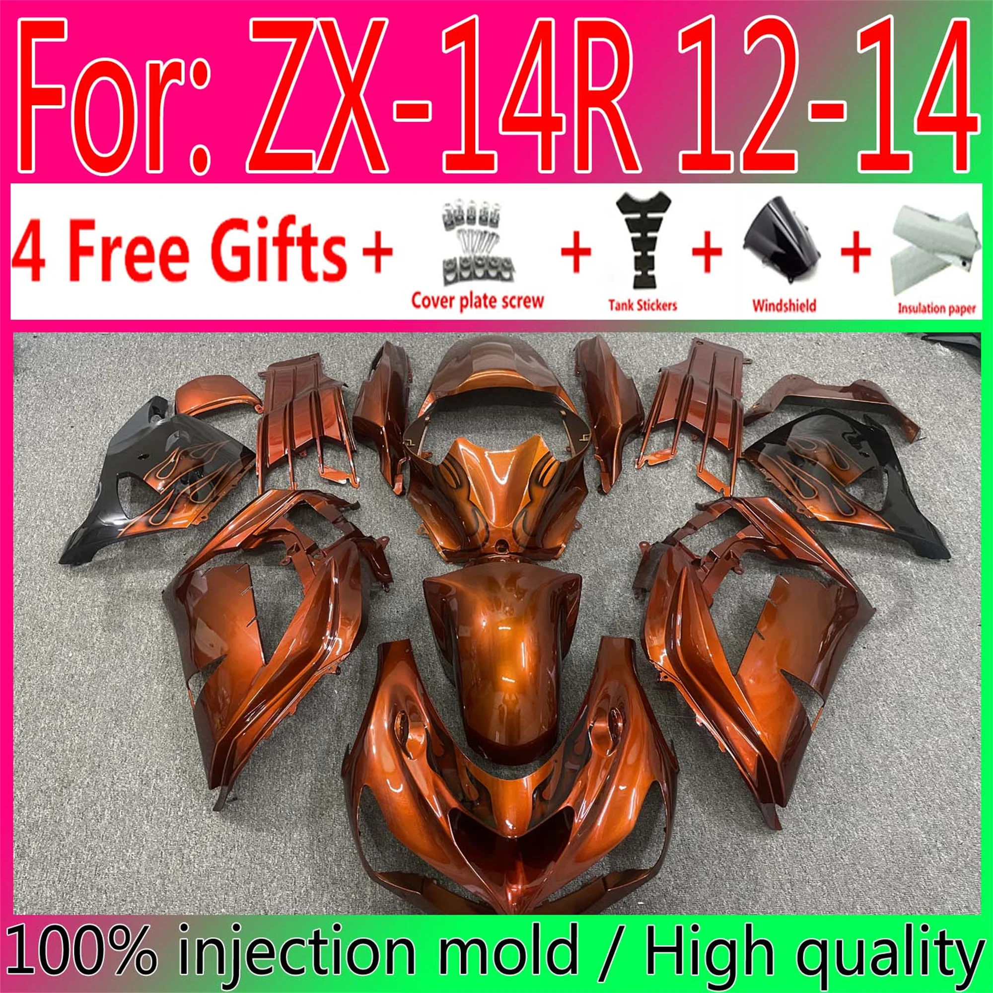 Обтекатели для кузова мотоцикла ABS для Kawasaki ZX14R 2012 2014 Kawasaki ZX14R 2012-2014
Обтекатели для кузова мотоцикла ABS для Kawasaki ZX14R 2012 2014 Kawasaki ZX14R 2012-2014