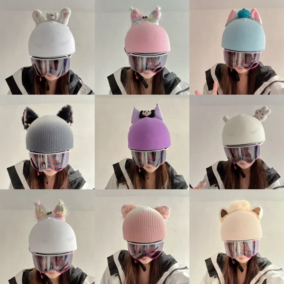 Сшитая вручную зимняя шапка для катания на лыжах на открытом воздухе с милыми ушками, подходит как для мужчин и женщин.
Сшитая вручную зимняя шапка для катания на лыжах на открытом воздухе с милыми ушками, подходит как для мужчин и женщин.