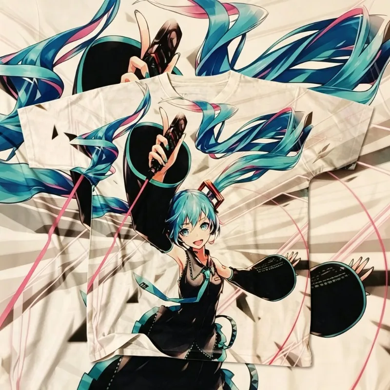 Summer 2026 New Anime Hatsune Miku 3D Printed Jersey Y2K Large Casual T-shirt Is Suitable for Daily and Training Wear Kawaii
Summer 2026 New Anime Hatsune Miku 3D Printed Jersey Y2K Large Casual T-shirt Is Suitable for Daily and Training Wear Kawaii
