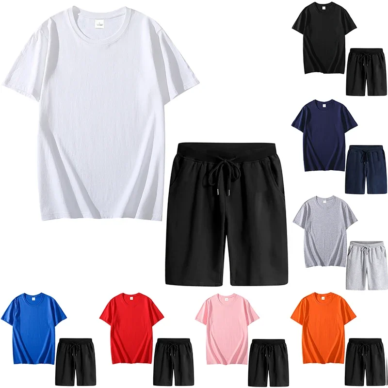 Summer Mens Tracksuit Casual Jogging Short Sleeve Suit Comfort Loose Man Training Jersey Cotton T-shirts+Sport Short 2-Piece Set
Summer Mens Tracksuit Casual Jogging Short Sleeve Suit Comfort Loose Man Training Jersey Cotton T-shirts+Sport Short 2-Piece Set