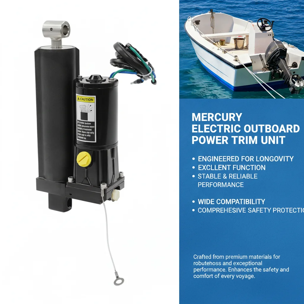 Electric Power Trim & Tilt Assembly Reliable Outboard Motor Lift Unit with Standard Wiring for Mercury 75-115HP Boat Engine
Electric Power Trim & Tilt Assembly Reliable Outboard Motor Lift Unit with Standard Wiring for Mercury 75-115HP Boat Engine