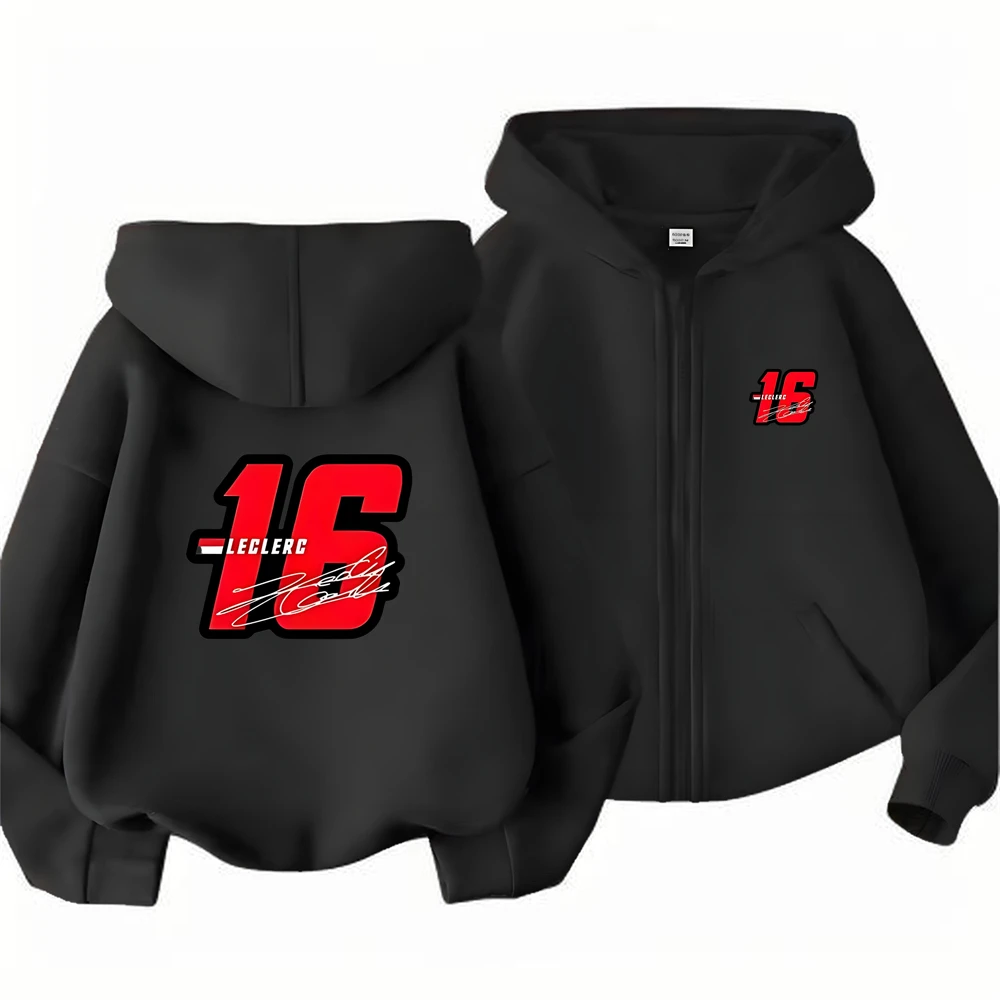 Children Zipper cardigan Hoodies Racing driver Charles Leclerc number 16 Tops boy black Girls coat Long Sleeve fashion Hooded
Children Zipper cardigan Hoodies Racing driver Charles Leclerc number 16 Tops boy black Girls coat Long Sleeve fashion Hooded