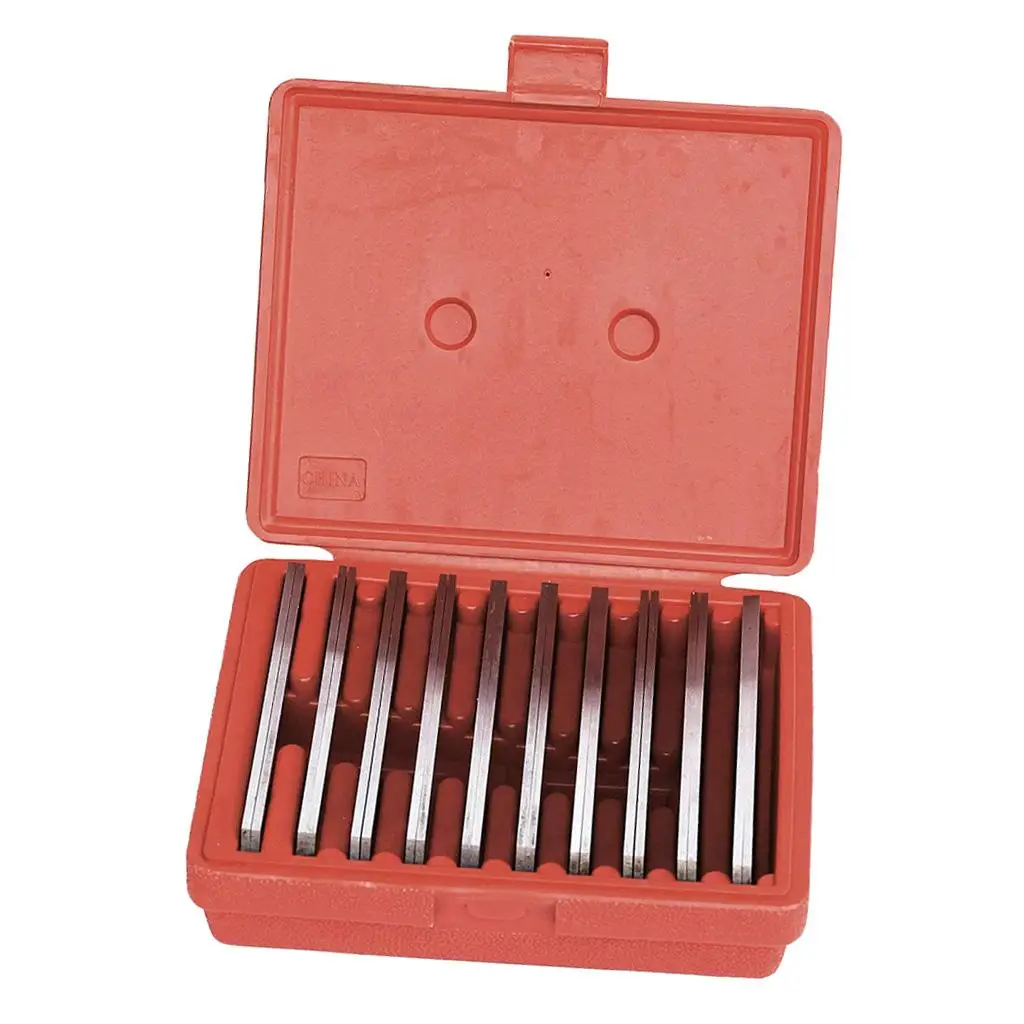Machinist Precision Parallel Set High Accuracy Hardened Steel Blocks for Workshop Metalworking Vise
Machinist Precision Parallel Set High Accuracy Hardened Steel Blocks for Workshop Metalworking Vise