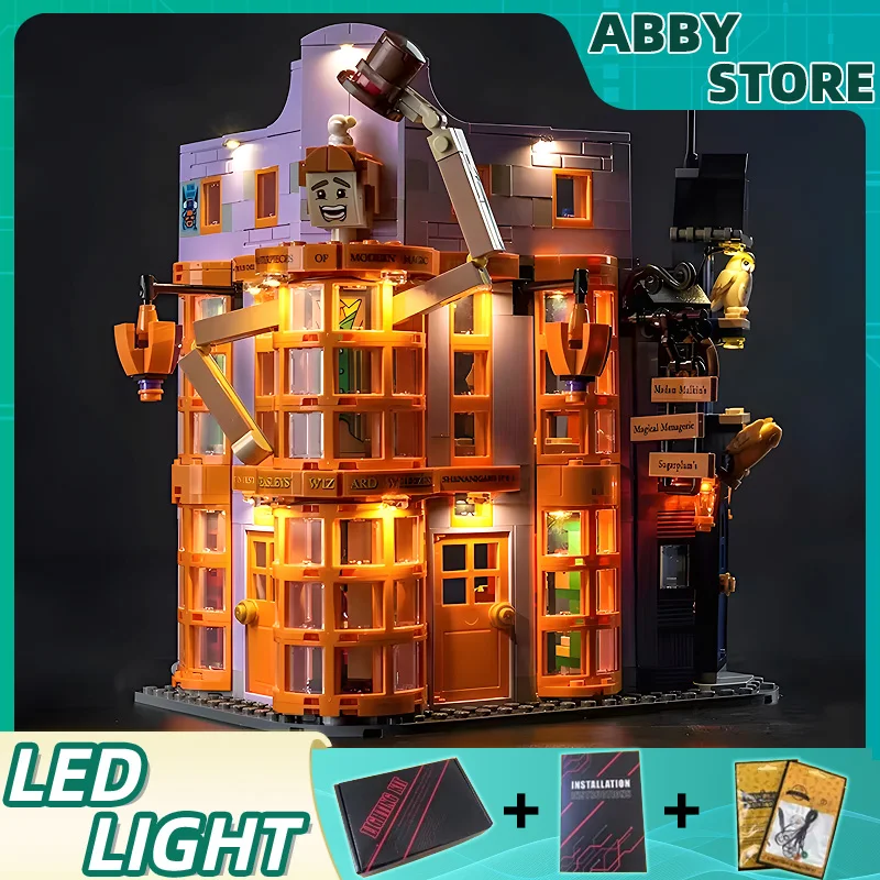 DIY LED Light Kit For LEGO 76422 Weasleys Wizard Wheezes (Only LED Light,Without Blocks Model)
DIY LED Light Kit For LEGO 76422 Weasleys Wizard Wheezes (Only LED Light,Without Blocks Model)