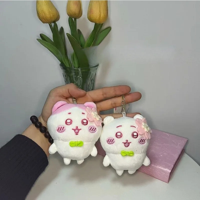 Pink Sakura Plush Keychain Cute Fluffy Pendant with Cherry Blossom Bow Kawaii Anime Bag Charm for Backpack Key Holder
Pink Sakura Plush Keychain Cute Fluffy Pendant with Cherry Blossom Bow Kawaii Anime Bag Charm for Backpack Key Holder