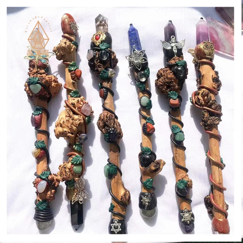 Jin Quan Natural Crystal Wand Feng Shui Healing Stone Garden Quartz Wand For Sale
Jin Quan Natural Crystal Wand Feng Shui Healing Stone Garden Quartz Wand For Sale
