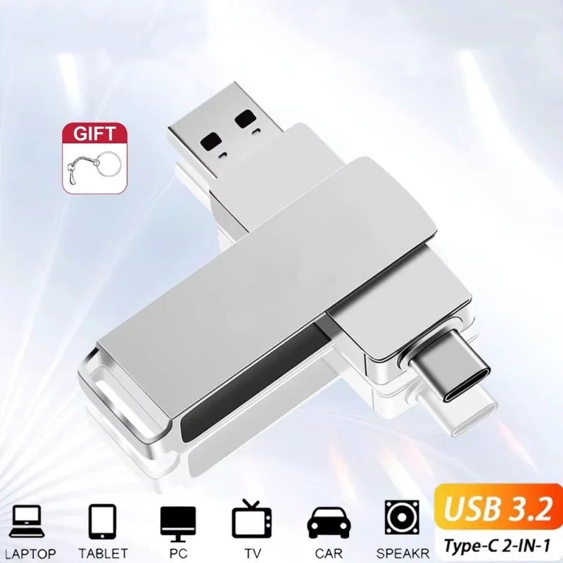 16TB Large Capacity USB Flash Drive USB3.2 High Speed Transmission Metal USB Flash Drive Portable Mini Waterproof Flash Drive
16TB Large Capacity USB Flash Drive USB3.2 High Speed Transmission Metal USB Flash Drive Portable Mini Waterproof Flash Drive