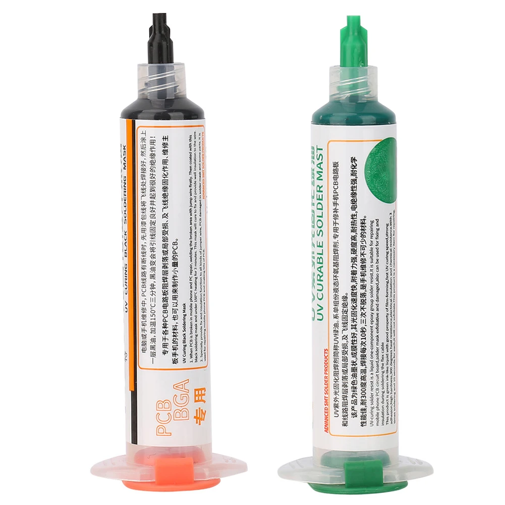 PCB Solder Mask Ink UV Light Curing Solder Resist Ink BGA Circuit Board Protective Coating Ink Black Green
PCB Solder Mask Ink UV Light Curing Solder Resist Ink BGA Circuit Board Protective Coating Ink Black Green