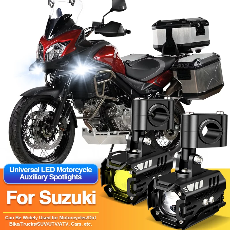 1/2PCS Universal Motorcycles Headlight LED Fog Light 2-Color Spotlights 12V for Suzuki Burgman 200/400/Street UB125/DR650S/DRZ50
1/2PCS Universal Motorcycles Headlight LED Fog Light 2-Color Spotlights 12V for Suzuki Burgman 200/400/Street UB125/DR650S/DRZ50