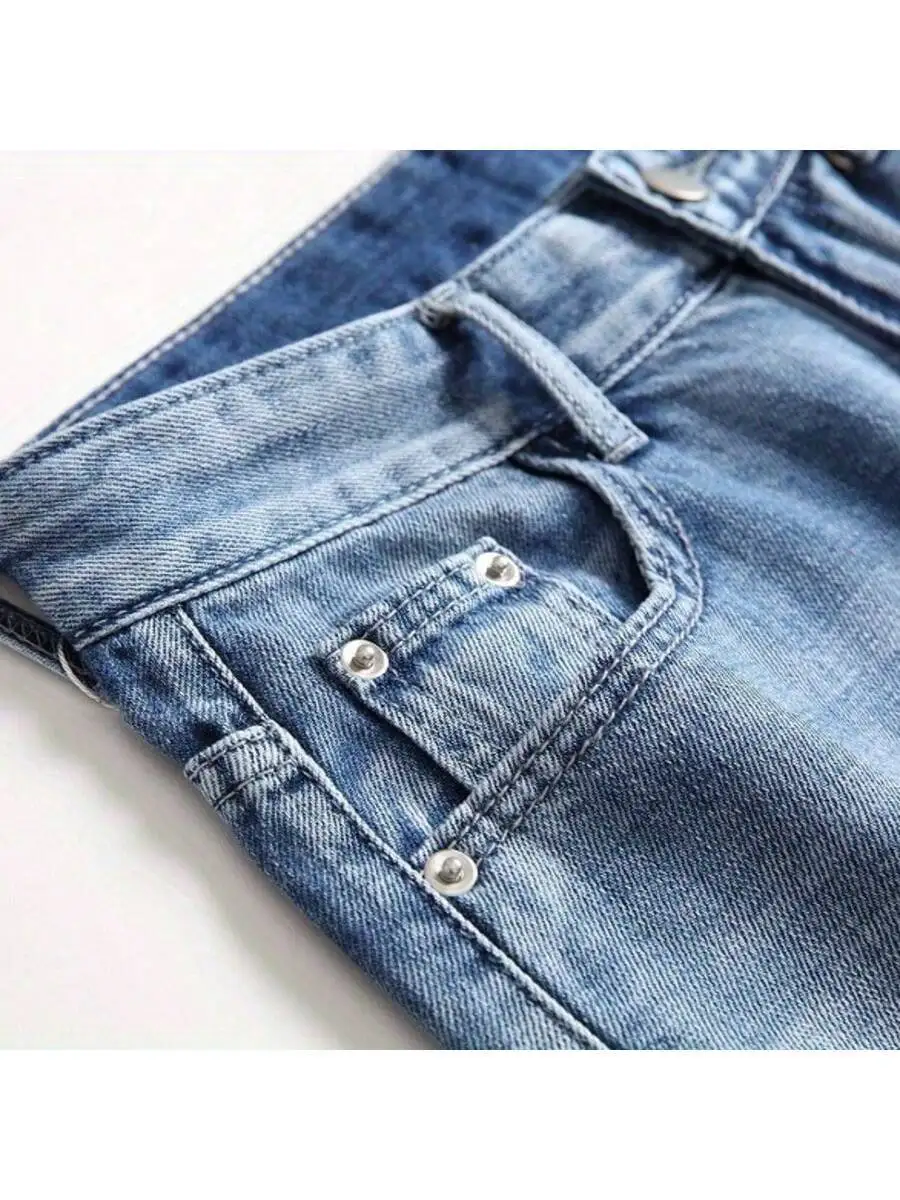 Mens Light Blue Ripped Denim Shorts Casual Slim Fit With Pockets Zipper Fly Summer
Mens Light Blue Ripped Denim Shorts Casual Slim Fit With Pockets Zipper Fly Summer
