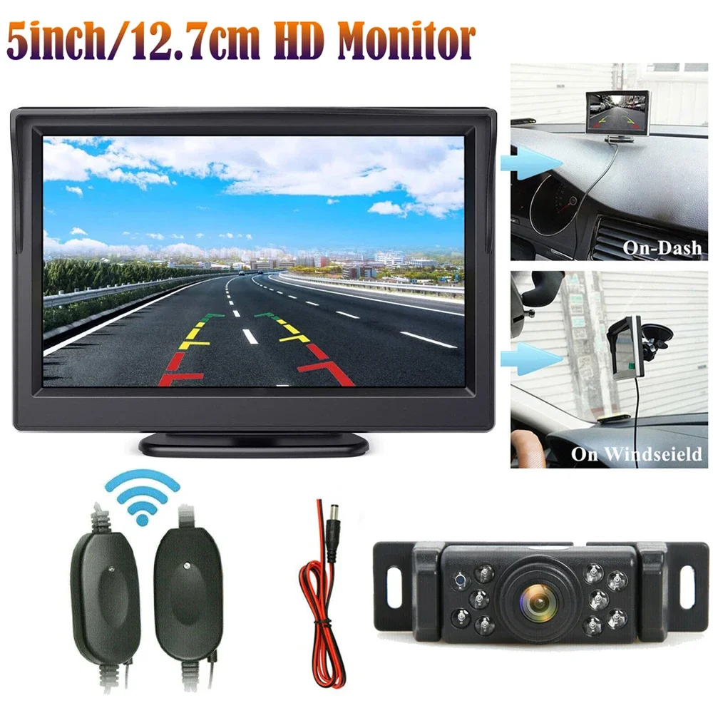 Backup Camera for Car 5 Inch Monitor Rear View Mirror Camera System Easy Installation Waterproof Real Night Vision for Truck
Backup Camera for Car 5 Inch Monitor Rear View Mirror Camera System Easy Installation Waterproof Real Night Vision for Truck