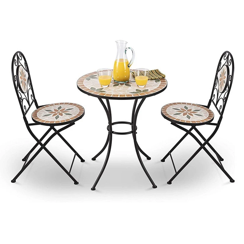 Balcony tables and chairs three-piece wrought iron outdoor tables and chairs courtyard outdoor leisure mosaic tables and chairs
Balcony tables and chairs three-piece wrought iron outdoor tables and chairs courtyard outdoor leisure mosaic tables and chairs