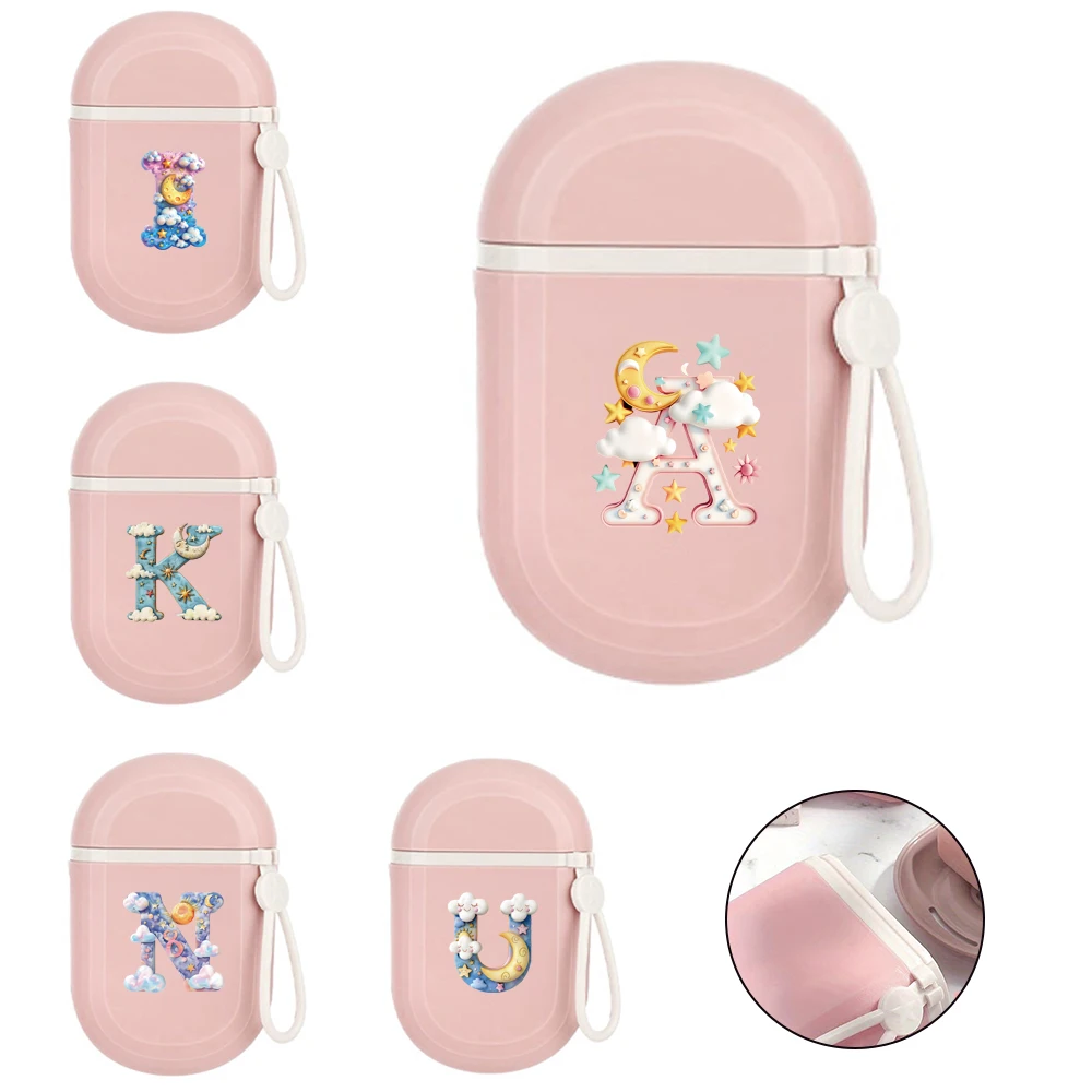 Portable Soap Box With Tray Leak Proof Soap Organizer Reusable Soap Case Iridescent Cloud Initial Name 26 Letters Pattern 
Portable Soap Box With Tray Leak Proof Soap Organizer Reusable Soap Case Iridescent Cloud Initial Name 26 Letters Pattern