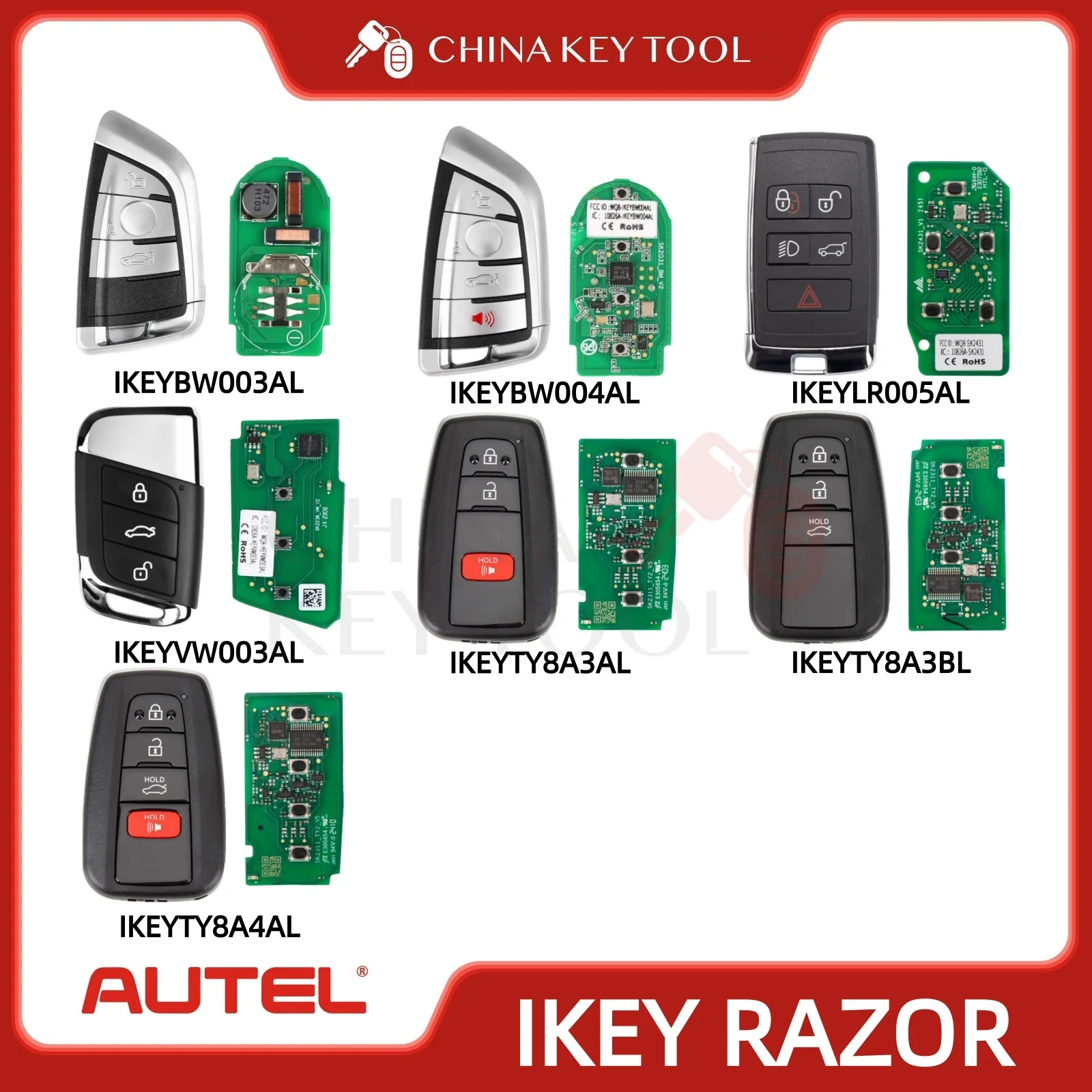 1PCS Autel Ikey IKEYBW003AL IKEYBW004AL IKEYLR005AL IKEYVW003AL IKEYTY8A3AL IKEYTY8A3BL IKEYTY8A4AL
1PCS Autel Ikey IKEYBW003AL IKEYBW004AL IKEYLR005AL IKEYVW003AL IKEYTY8A3AL IKEYTY8A3BL IKEYTY8A4AL
