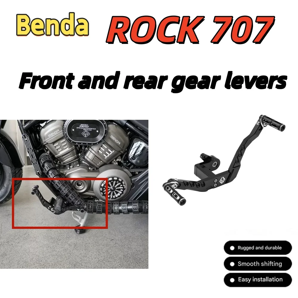 Suitable for Benda Greystone Rock 707 modification: gear shift lever, front and rear shift, adjustable length and angle.
Suitable for Benda Greystone Rock 707 modification: gear shift lever, front and rear shift, adjustable length and angle.