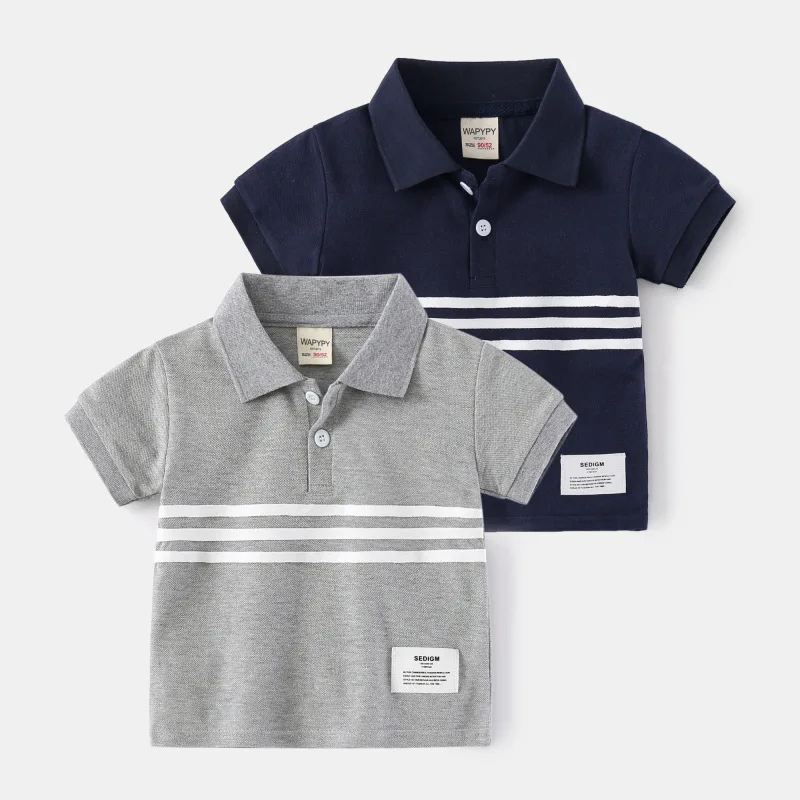 Summer Elegant Boys Polo Tshirts Toddler Kids Tees Summer Cotton Children's Clothes
Summer Elegant Boys Polo Tshirts Toddler Kids Tees Summer Cotton Children's Clothes