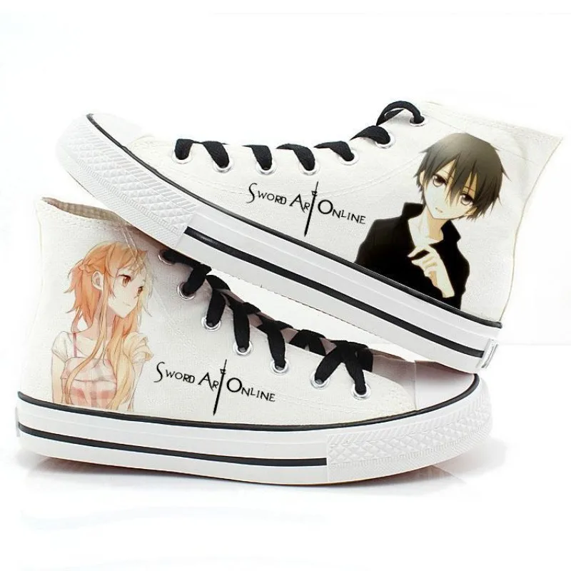 Sword Art Online Anime Peripheral High Top Canvas Shoes Asuna Kirito Mens Womens Running Shoes Birthday Gifts
Sword Art Online Anime Peripheral High Top Canvas Shoes Asuna Kirito Mens Womens Running Shoes Birthday Gifts