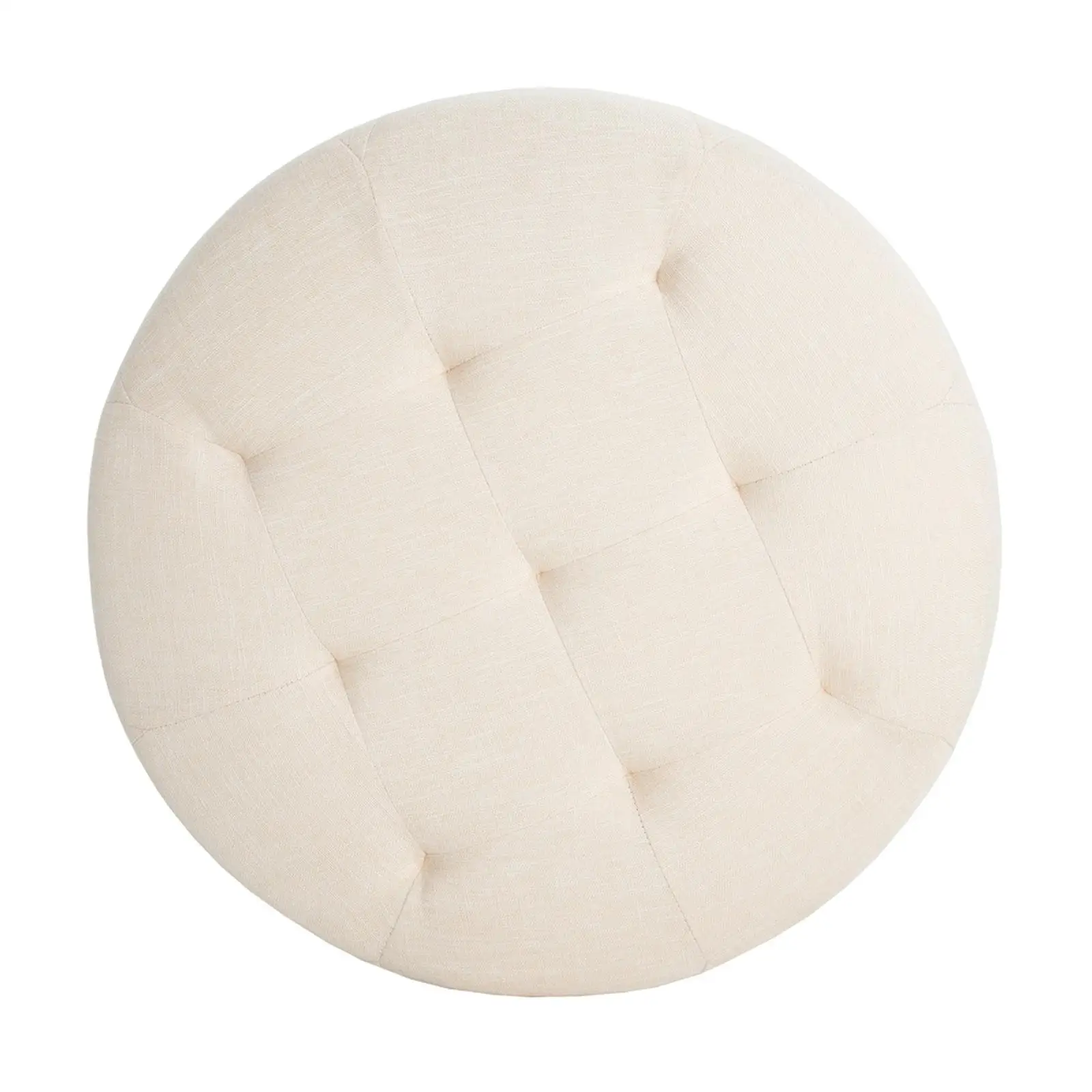 Upholstered Round Ottoman Beige Button Tufted Modern Accent Furniture for Living Room Footstool Armchair Cover
Upholstered Round Ottoman Beige Button Tufted Modern Accent Furniture for Living Room Footstool Armchair Cover