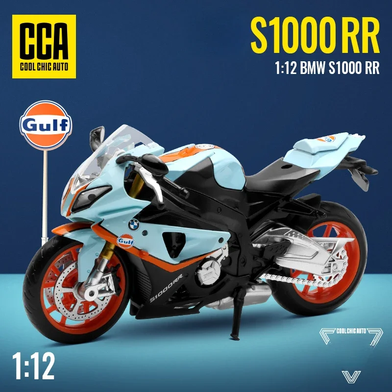 BMW S1000 Motorcycle Model Diecast CCA Official Licensed Simulation 1:12 Toy Vehicle Collection Motorbike Toy Gift Miniature
BMW S1000 Motorcycle Model Diecast CCA Official Licensed Simulation 1:12 Toy Vehicle Collection Motorbike Toy Gift Miniature