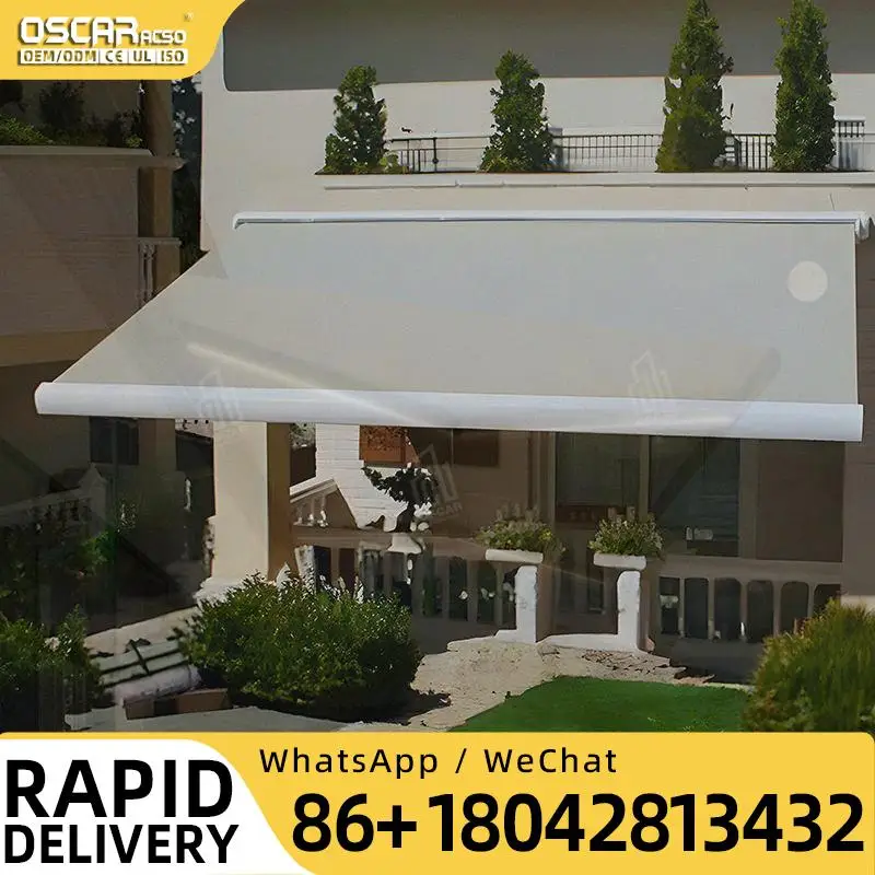 Outdoor Automatic Retractable Foldable Aluminum Awning for Patio Garden Beach Retractable Awning
Outdoor Automatic Retractable Foldable Aluminum Awning for Patio Garden Beach Retractable Awning