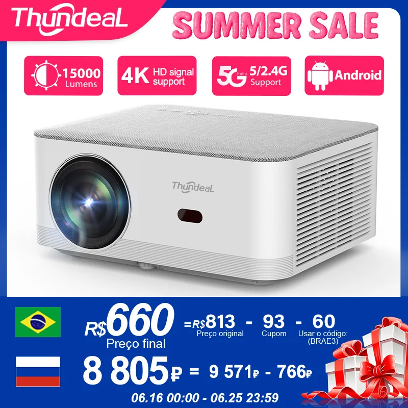 Мини-проектор ThundeaL TD92Pro Full HD 1080P, проектор 5G, Wi-Fi, Android 4K, видео TD92 Pro, портативный проектор, 3D-фильм, домашний кинотеатр
Мини-проектор ThundeaL TD92Pro Full HD 1080P, проектор 5G, Wi-Fi, Android 4K, видео TD92 Pro, портативный проектор, 3D-фильм, домашний кинотеатр