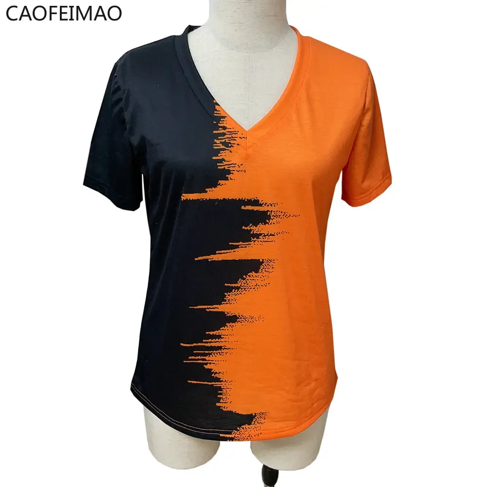 Caofeimao 2025 Hot Oversized Abstract 3D Print T Shirt Women Summer Fashion Basic V Neck Loose Sweatshirt Women Dress
Caofeimao 2025 Hot Oversized Abstract 3D Print T Shirt Women Summer Fashion Basic V Neck Loose Sweatshirt Women Dress