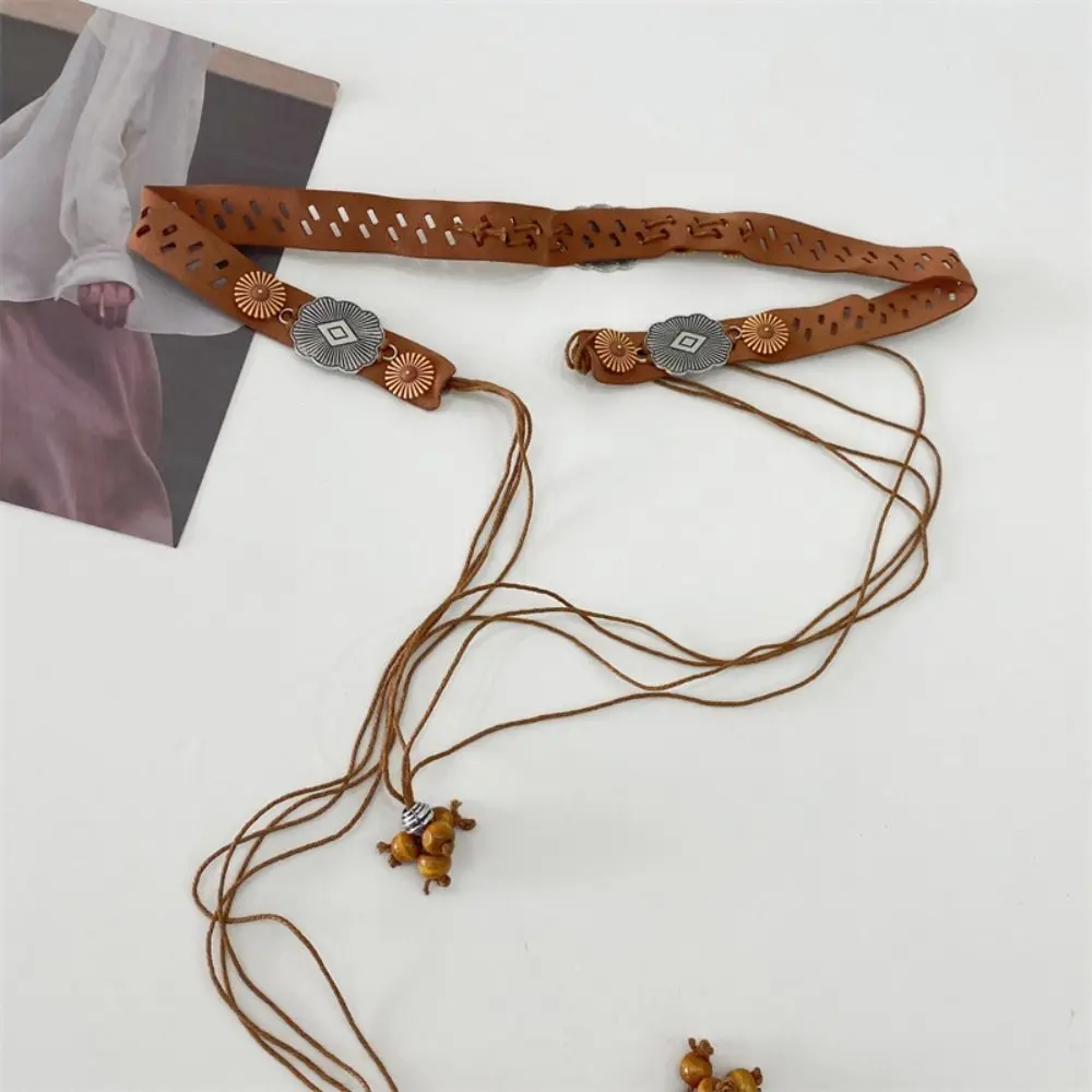 Fashion Retro Ethnic Style Belt Flower Wax Line Bohemian Style Waist Chain Jeans Decor Waistband Women Woven Belt Daily
Fashion Retro Ethnic Style Belt Flower Wax Line Bohemian Style Waist Chain Jeans Decor Waistband Women Woven Belt Daily