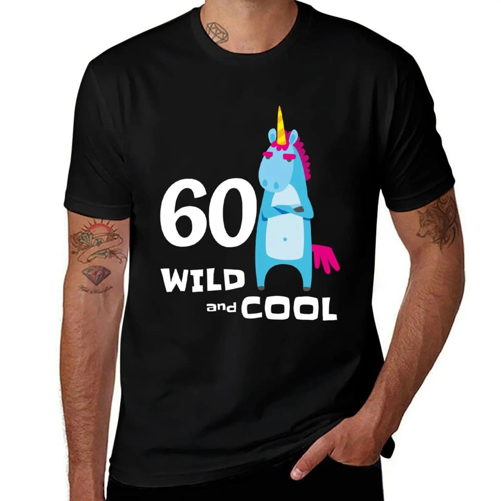 Funny 60 Birthday Party Unicorn Outfit 60th Bday Gift For Husband Dad Wild & Cool Sixty Years Old Bday T-Shirt
Funny 60 Birthday Party Unicorn Outfit 60th Bday Gift For Husband Dad Wild & Cool Sixty Years Old Bday T-Shirt
