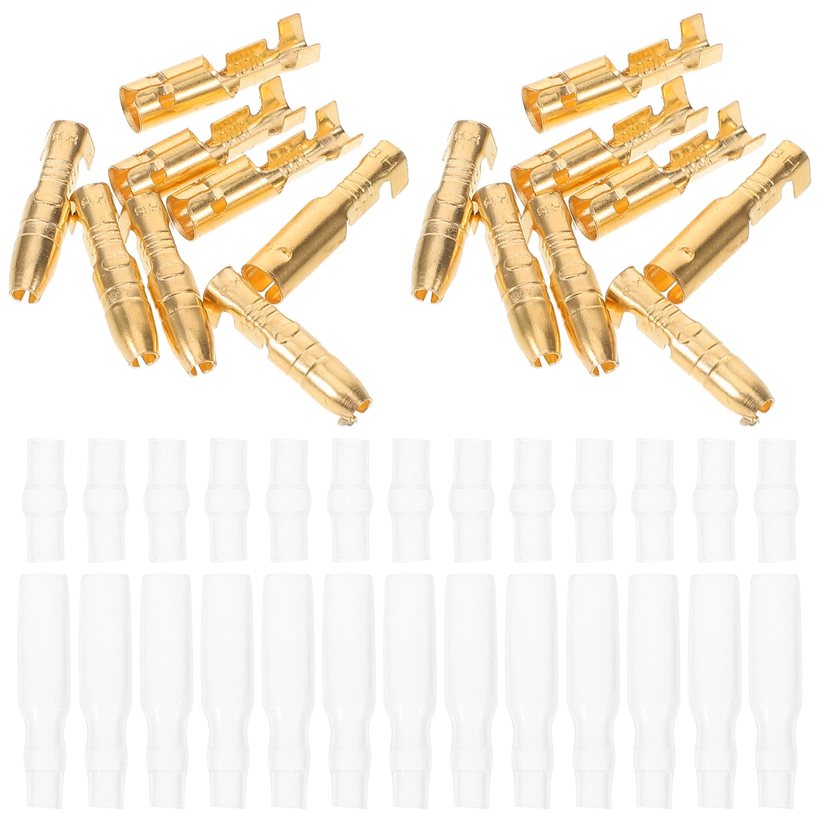 50 set Brass Terminal Male Female Wire Connectors Insulated Covers Short Circuit Protection Crimp Automotive Motorcycle Mini
50 set Brass Terminal Male Female Wire Connectors Insulated Covers Short Circuit Protection Crimp Automotive Motorcycle Mini