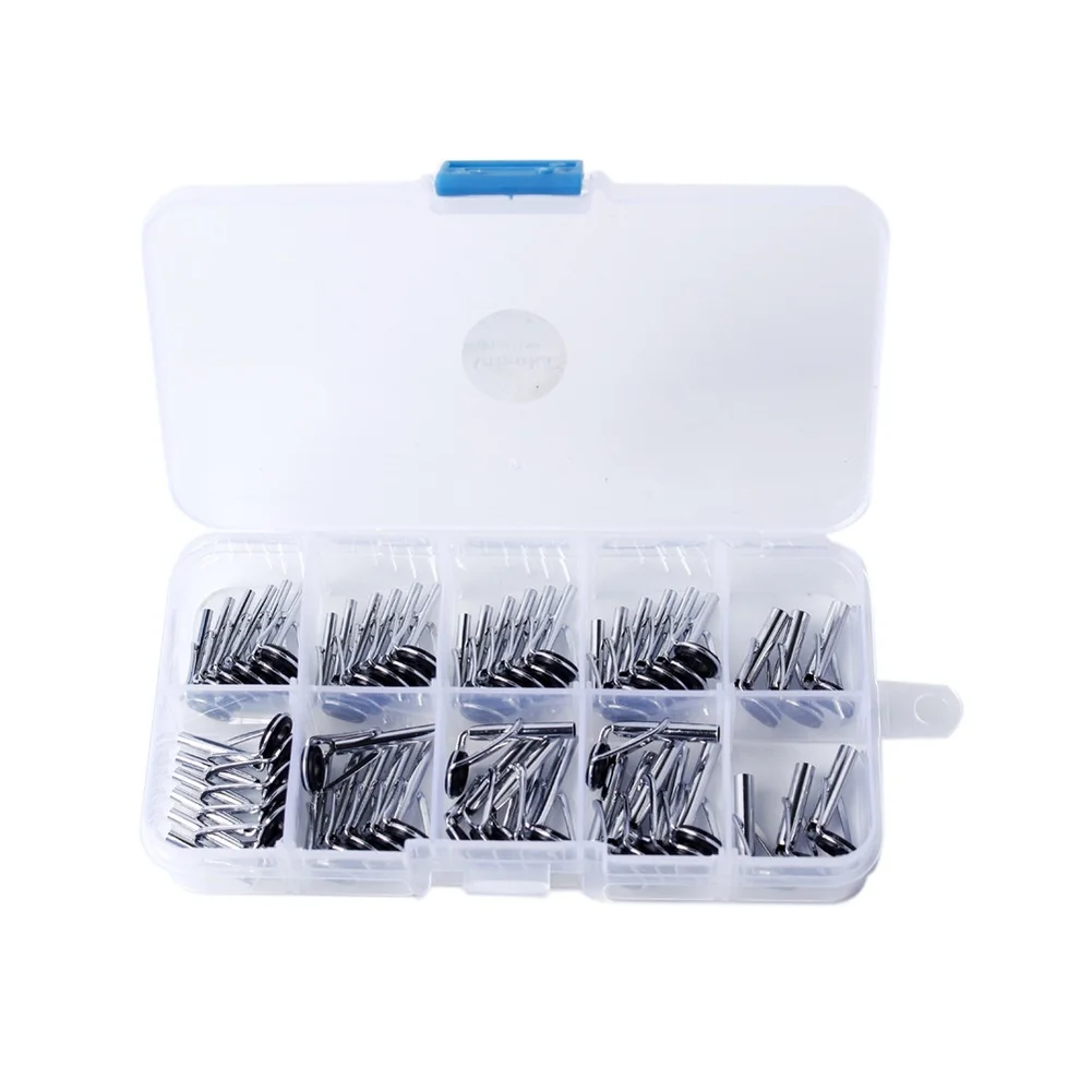 Steel Rings Rod Tip Repair Kit For Sea Fishing Stainless Steel Construction Saltwater Resistant Multiple Size Combinations
Steel Rings Rod Tip Repair Kit For Sea Fishing Stainless Steel Construction Saltwater Resistant Multiple Size Combinations