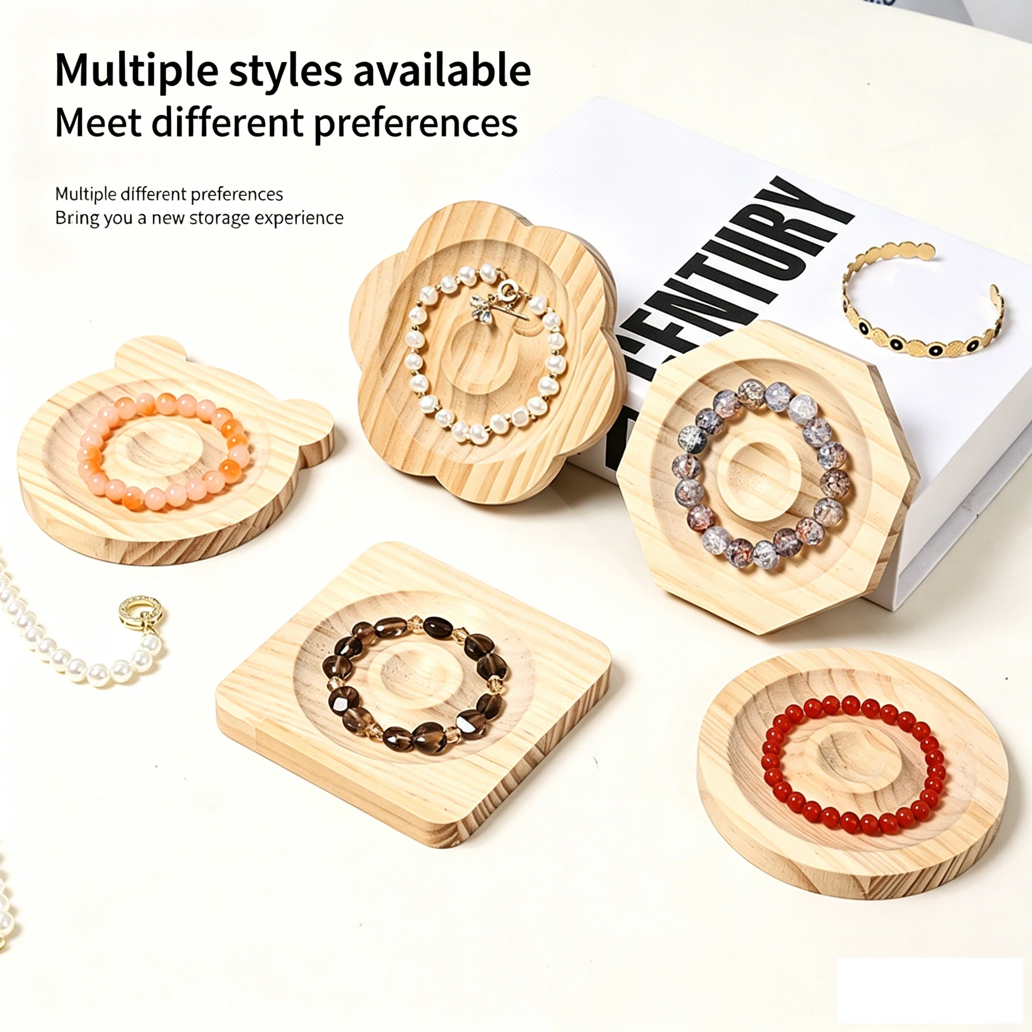 1pc DIY Wooden Beading Design Board Suitable For Jewelry Making Bracelets Necklaces Crafts Tray Practical Display
1pc DIY Wooden Beading Design Board Suitable For Jewelry Making Bracelets Necklaces Crafts Tray Practical Display