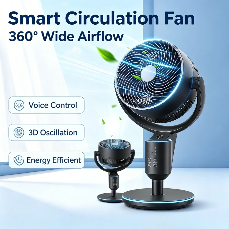 GAI24PA Dual Efficient Antibacterial Smart Voice Remote Control Floor Standing Air Circulating Fan For Home Low Noise Large Wind
GAI24PA Dual Efficient Antibacterial Smart Voice Remote Control Floor Standing Air Circulating Fan For Home Low Noise Large Wind