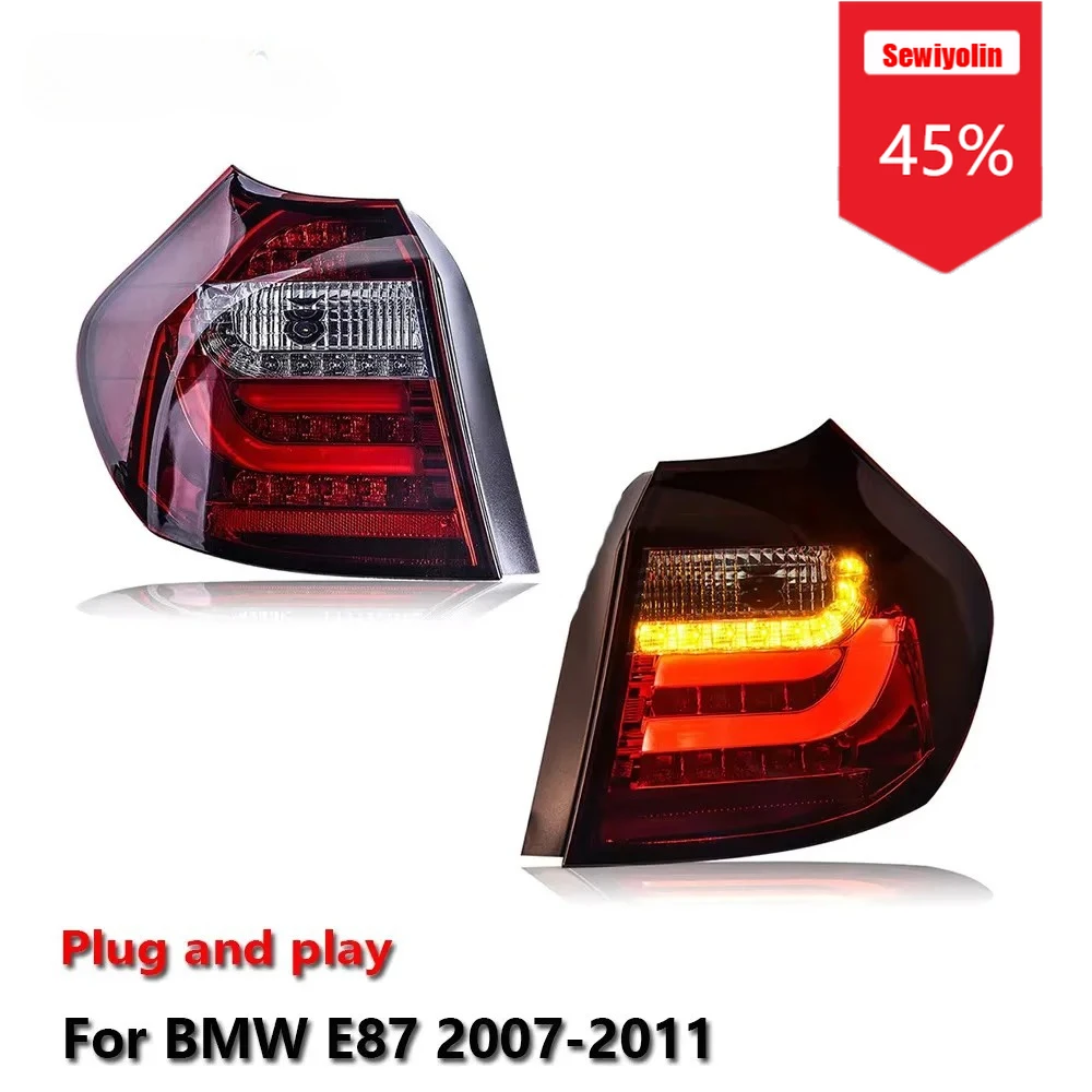 Sewiyolin Car LED Tail Light Assemblies For BMW 1 Series E87 2007-2011 Auto Rear Fog DRL Brake Turn Signal Lamp Plug and Play
Sewiyolin Car LED Tail Light Assemblies For BMW 1 Series E87 2007-2011 Auto Rear Fog DRL Brake Turn Signal Lamp Plug and Play