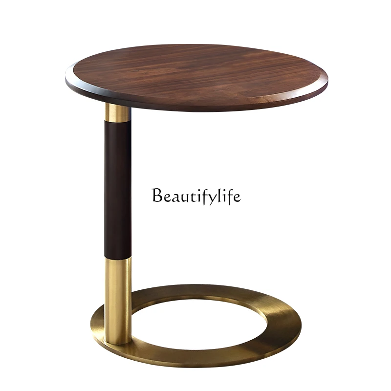 North American black walnut solid wood edge table modern simple light luxury sofa C-type mobile small coffee table
North American black walnut solid wood edge table modern simple light luxury sofa C-type mobile small coffee table