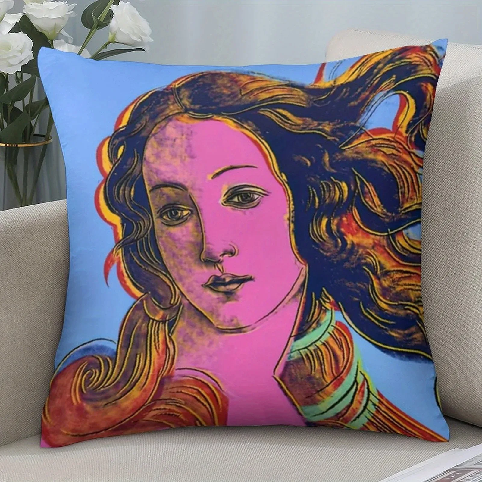 Colorful Abstract Venus Pillowcase Peach Skin 2D Flat Printed Renaissance Art Cushion Cover Couch Bedroom Aesthetic Decor
Colorful Abstract Venus Pillowcase Peach Skin 2D Flat Printed Renaissance Art Cushion Cover Couch Bedroom Aesthetic Decor