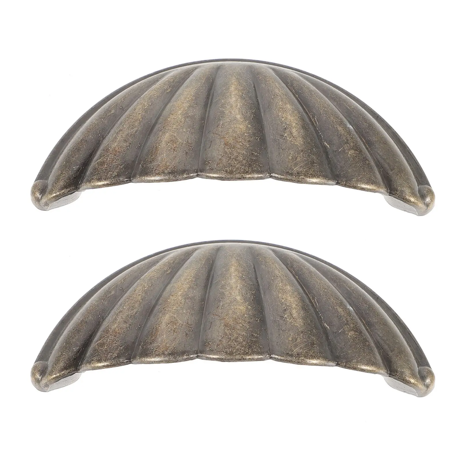 2pcs Retro Cabinet Handles Vintage Furniture Accessories Bronze Shell Shaped Drawer Pulls For Cabinets Wardrobes Dressers
2pcs Retro Cabinet Handles Vintage Furniture Accessories Bronze Shell Shaped Drawer Pulls For Cabinets Wardrobes Dressers