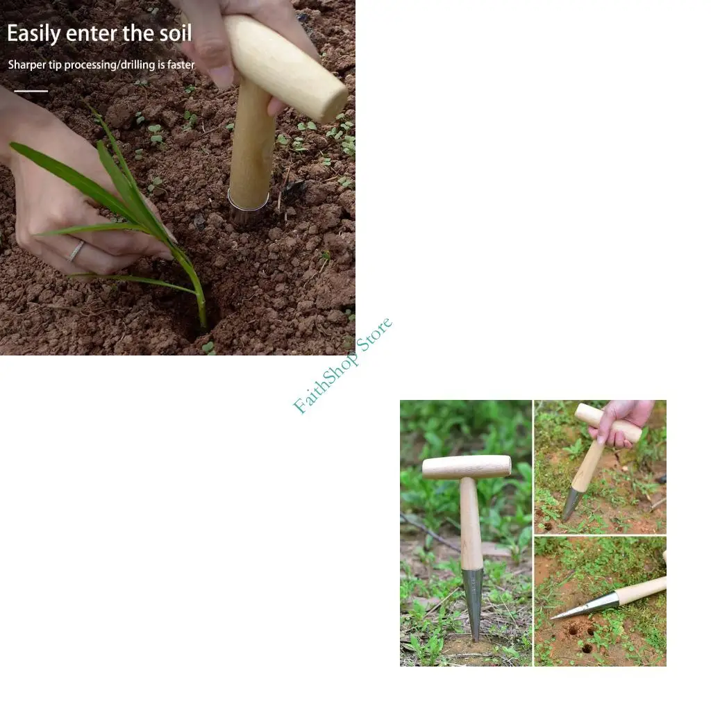124E Seeder Garden Hand Dibber Household Plant Garden Tool Seeding Transplanting Tool
124E Seeder Garden Hand Dibber Household Plant Garden Tool Seeding Transplanting Tool