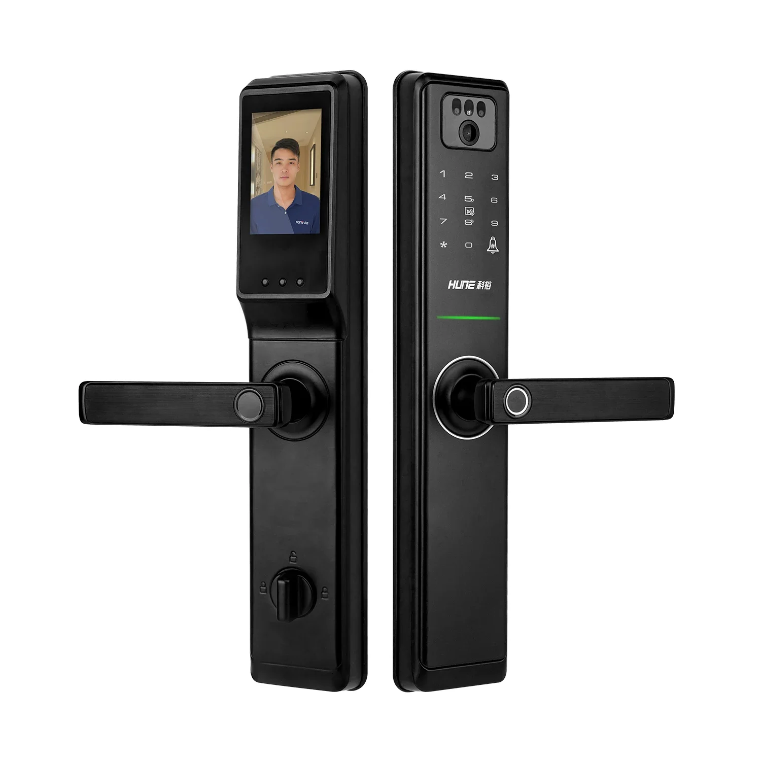007 HUNE Smart Multiple Unlocking WiFi Lock Durable Luxury Touch Keypad Electronic Door Lock Fingerprint Door Handle Lock
007 HUNE Smart Multiple Unlocking WiFi Lock Durable Luxury Touch Keypad Electronic Door Lock Fingerprint Door Handle Lock