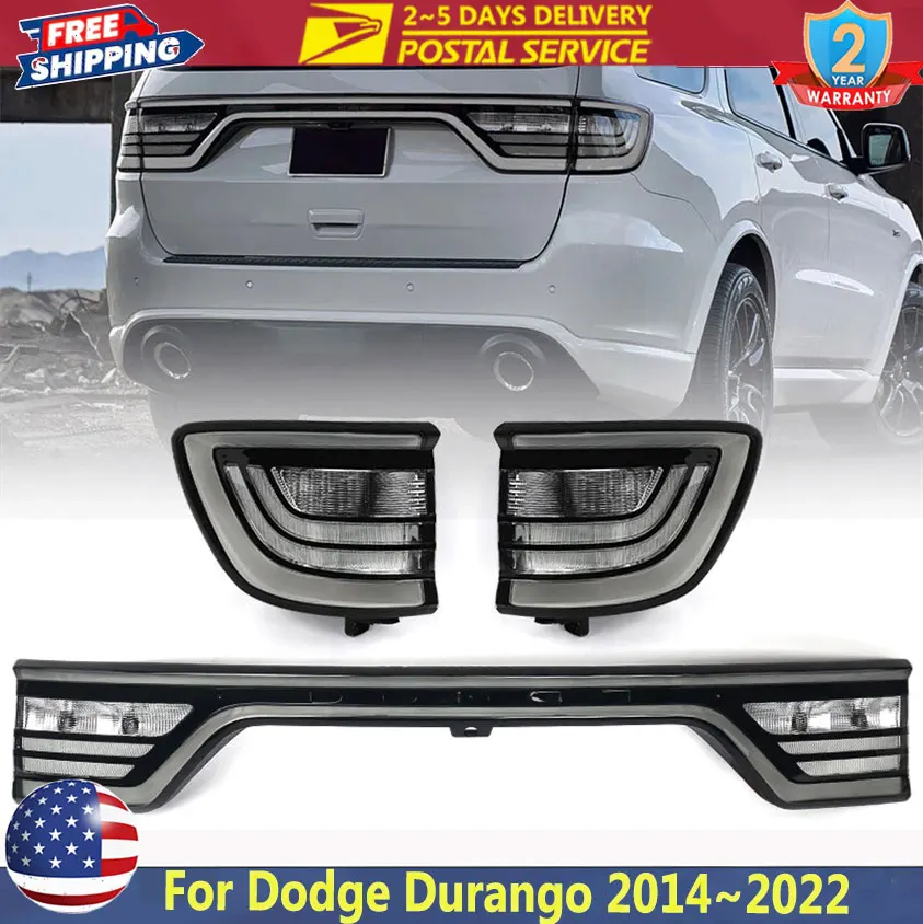 Автомобильные светодиодные задние фонари для Dodge Durango 2014 ~ 2022 с отверстием для камеры, дымчатые лампы задней двери, центральный стоп-сигнал, задний фонарь 68453659AA
Автомобильные светодиодные задние фонари для Dodge Durango 2014 ~ 2022 с отверстием для камеры, дымчатые лампы задней двери, центральный стоп-сигнал, задний фонарь 68453659AA