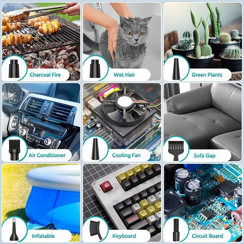 TR-gCompressed Air Duster for Computer Keyboard 51000 RPM USB Charging Electric Cordless Car Cleaner Wireless Air
TR-gCompressed Air Duster for Computer Keyboard 51000 RPM USB Charging Electric Cordless Car Cleaner Wireless Air